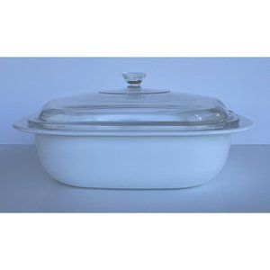 Corning Ware Simply Lite Glass Bakeware Casserole 2.5QT   EUC!